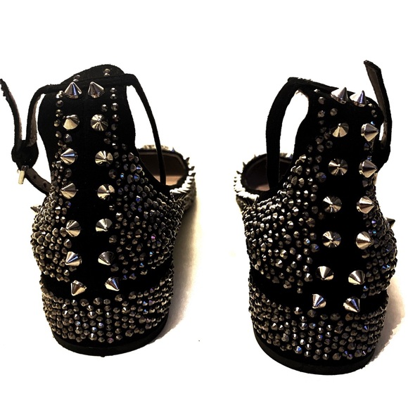 ZARA cruise collection studded ballerina flats - Picture 3 of 7